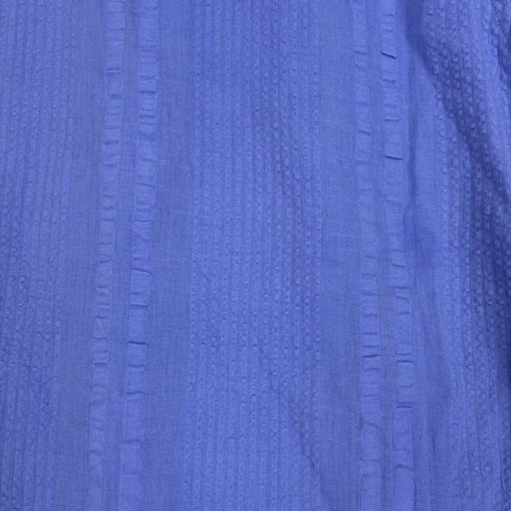 J. Jill Women's Peasant Gauze Flutter Sleeve Textured Top Blue Small Petite‎ NWT - Picture 10 of 11